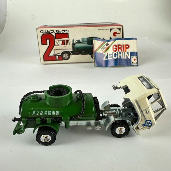 Vintage Eidai Grip Zechin Tanker Truck Toy Japan Die-Cast Model - Picture 3 of 7